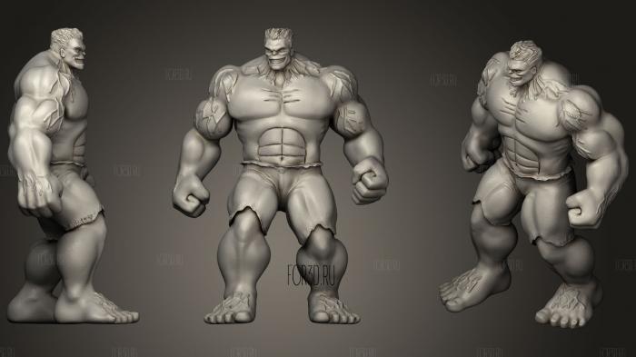 Red Hulk New 3d stl модель для ЧПУ